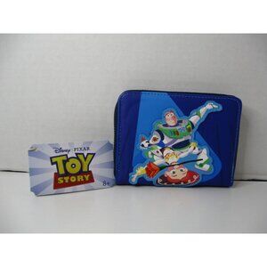 ```plaintextDisney Pixar Toy Story Loungefly Wallet With Buzz & Woody Design - B
